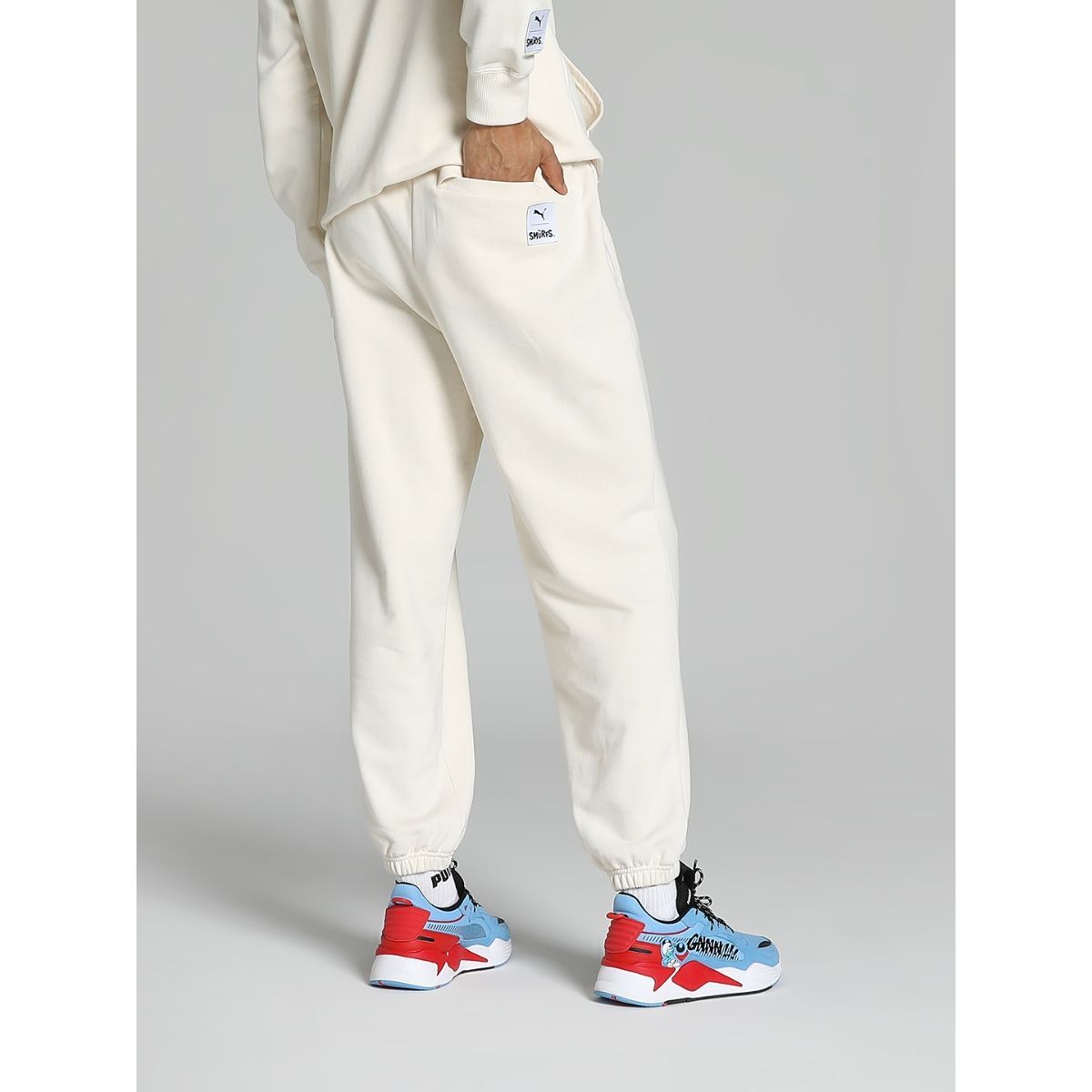 Buy Stylish Off White Imported 4 Way Lycra Solid Track Pants For Men Online  In India At Discounted Prices